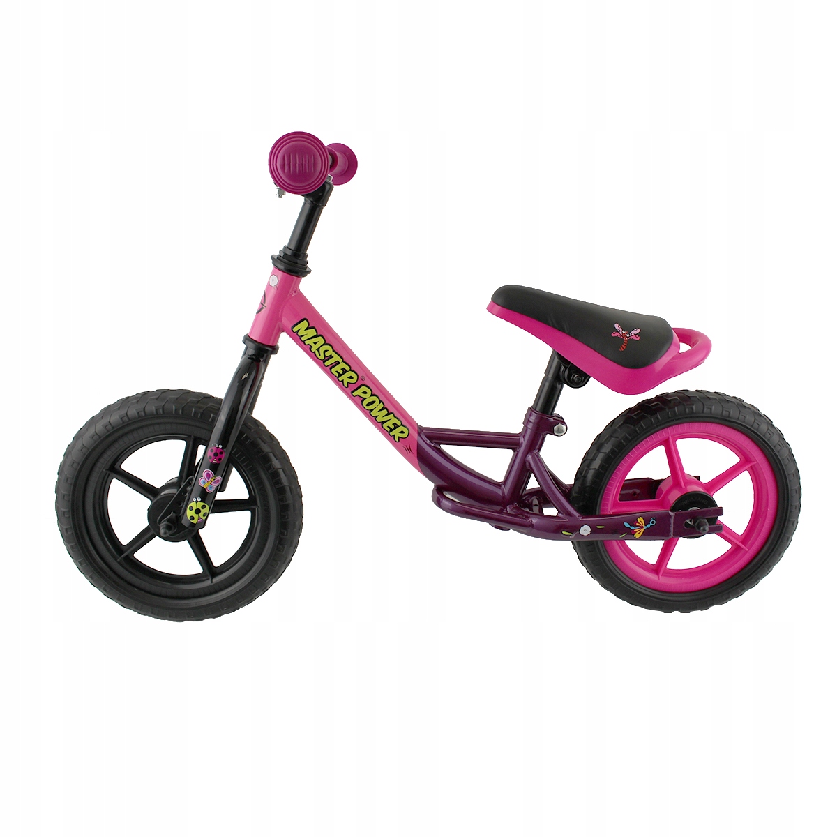 Rower Treningowy Biegowy Dla Dzieci Master Power Różowy