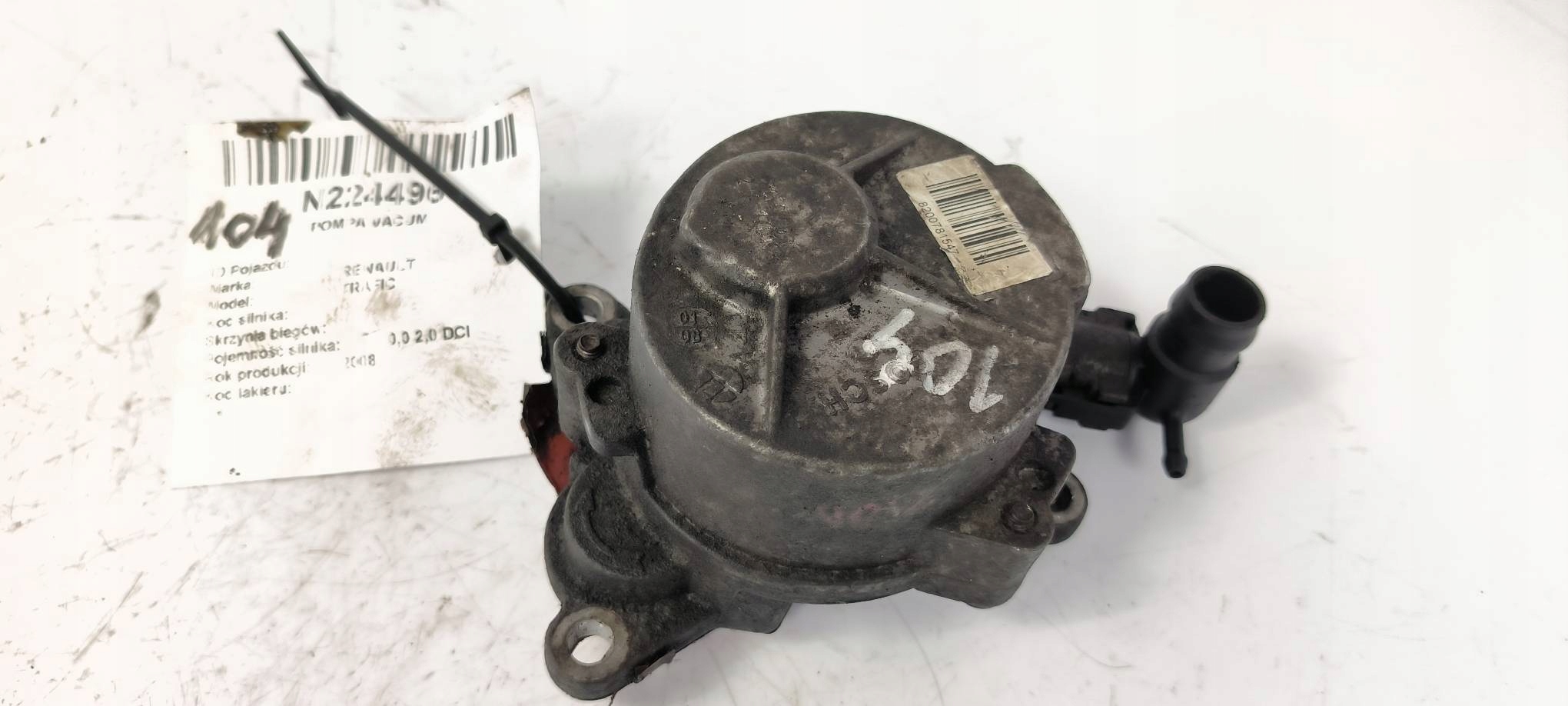 pump VACUM RENAULT TRAFIC
