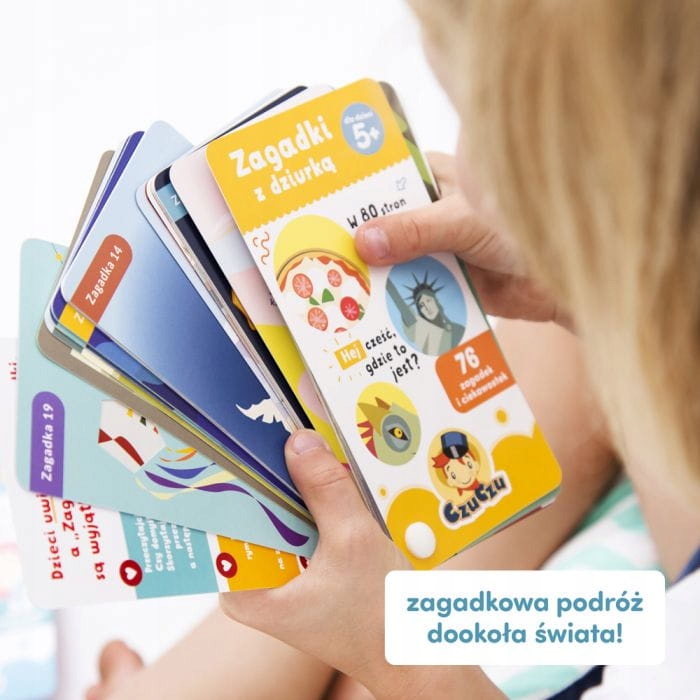Zagadki z dziurką CzuCzu dla dzieci 5+ Gatunek Łamigłówki, zagadki i gry