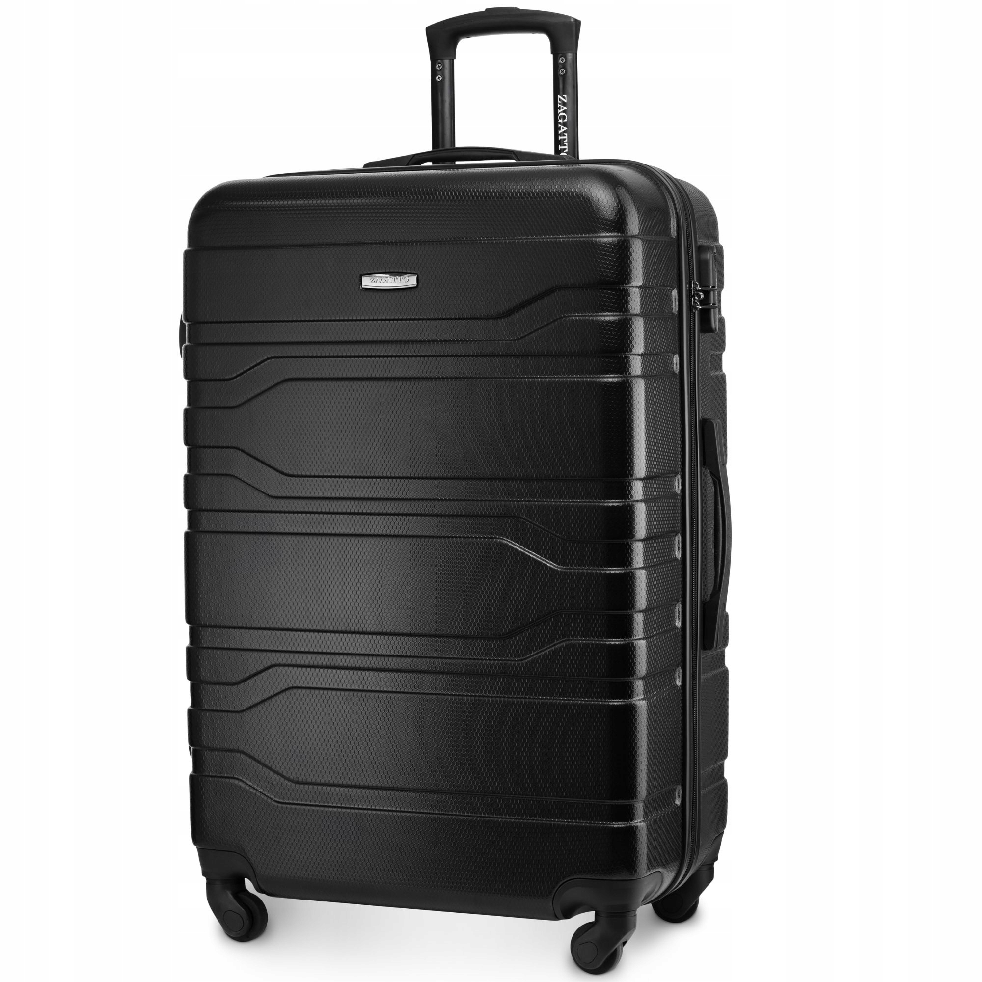 Velký cestovní kufr na kolečkách Ryanair Wizzair 90L tvrdý XXL Zagatto
