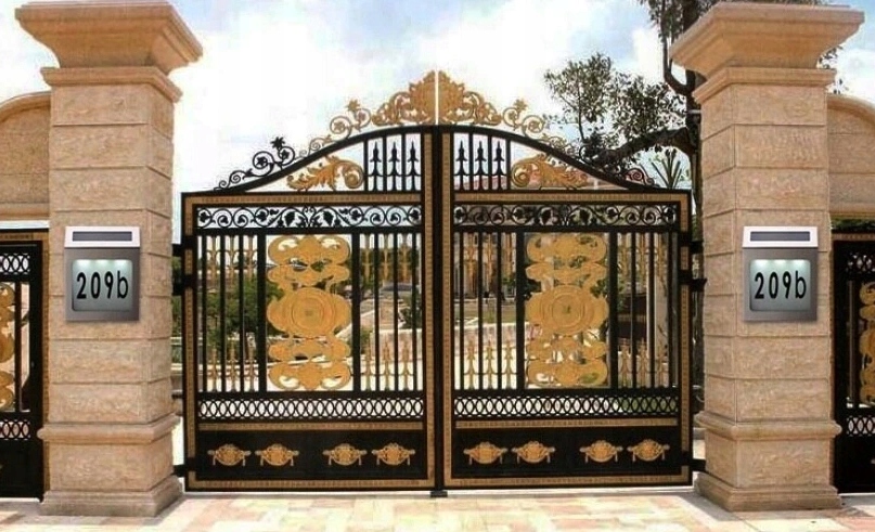 NUMEREM DOMU PODŚWIETLANY TABLICA ADRESOWA SOLARNY Szerokość 18 mm