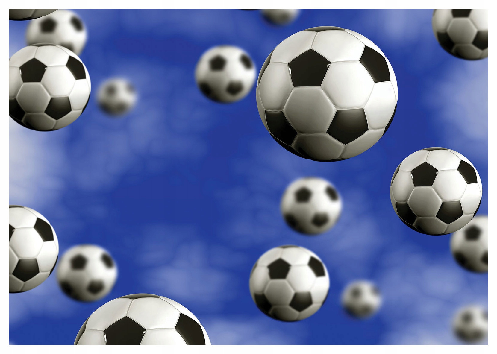 Vliesová fototapeta Fotbal na modrém nebi 350x250 lepidlo