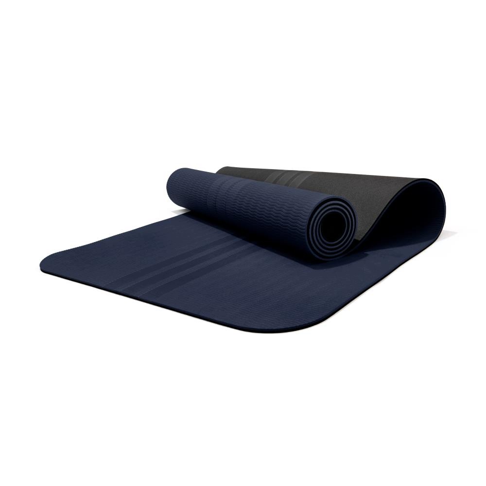 Mata do ćwiczeń adidas Double Sided Yoga Mat 6mm Dark Blue