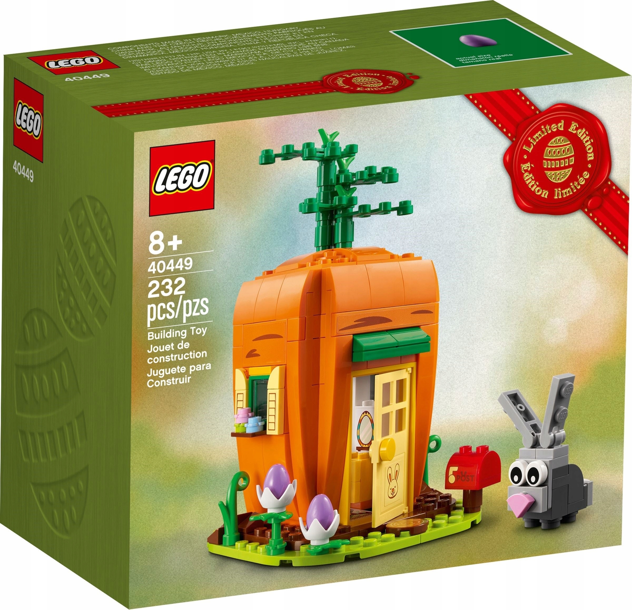 Lego Creator 40449 Marchewkowy domek zajączka wielkanocnego