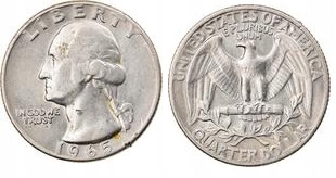25 centów (1965) USA - Washington Mennica Philadelphia