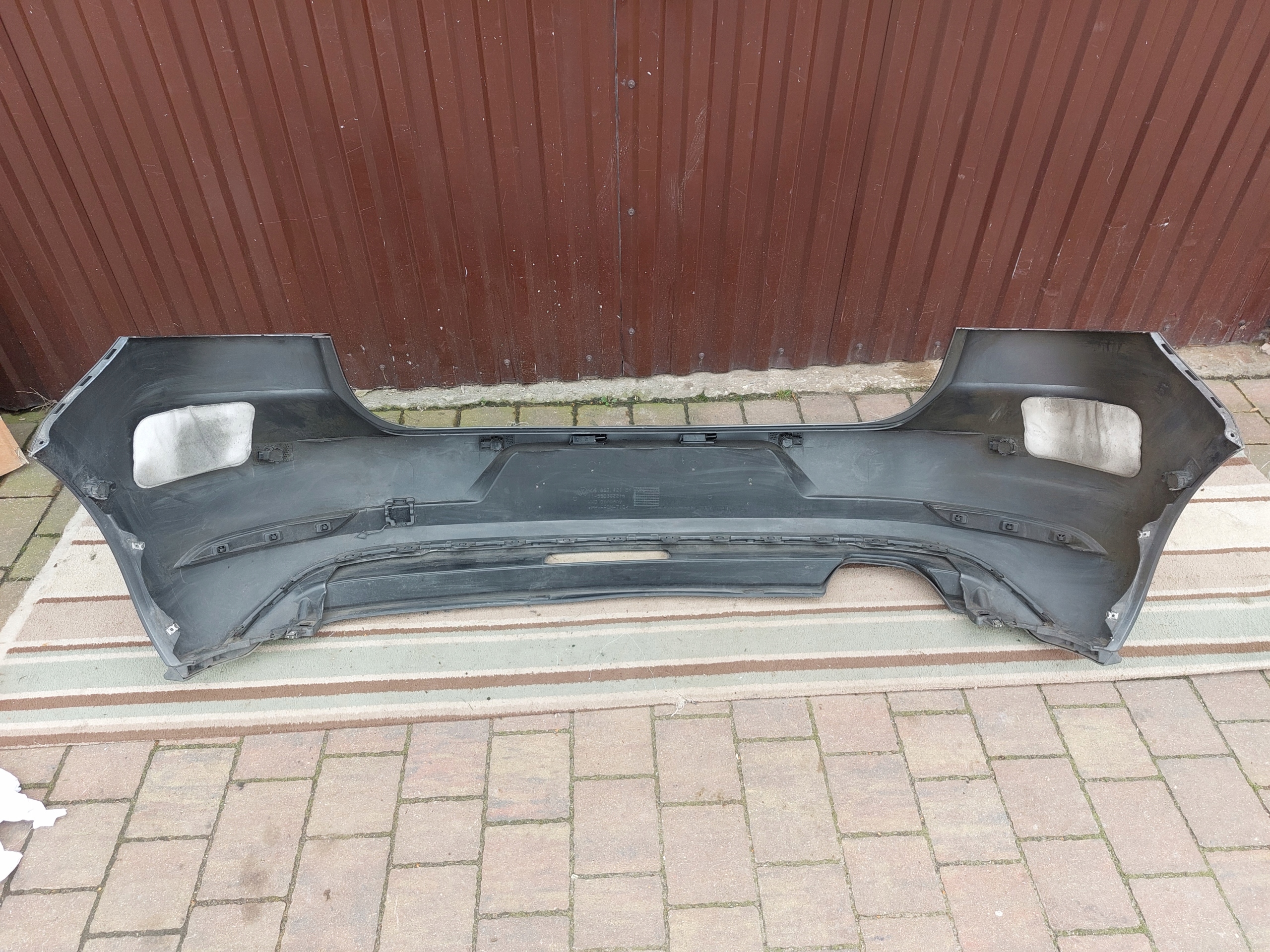 bumper rear part VW GOLF VII 7 GTI 6xPDC grey 17r