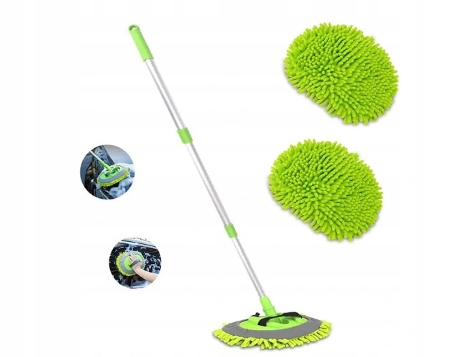 ЩЕТКА ШВАБРА ДЛЯ МЫТЬЯ АВТОМОБИЛЯ ТЕЛЕСКОПИЧЕСКАЯ 2В1