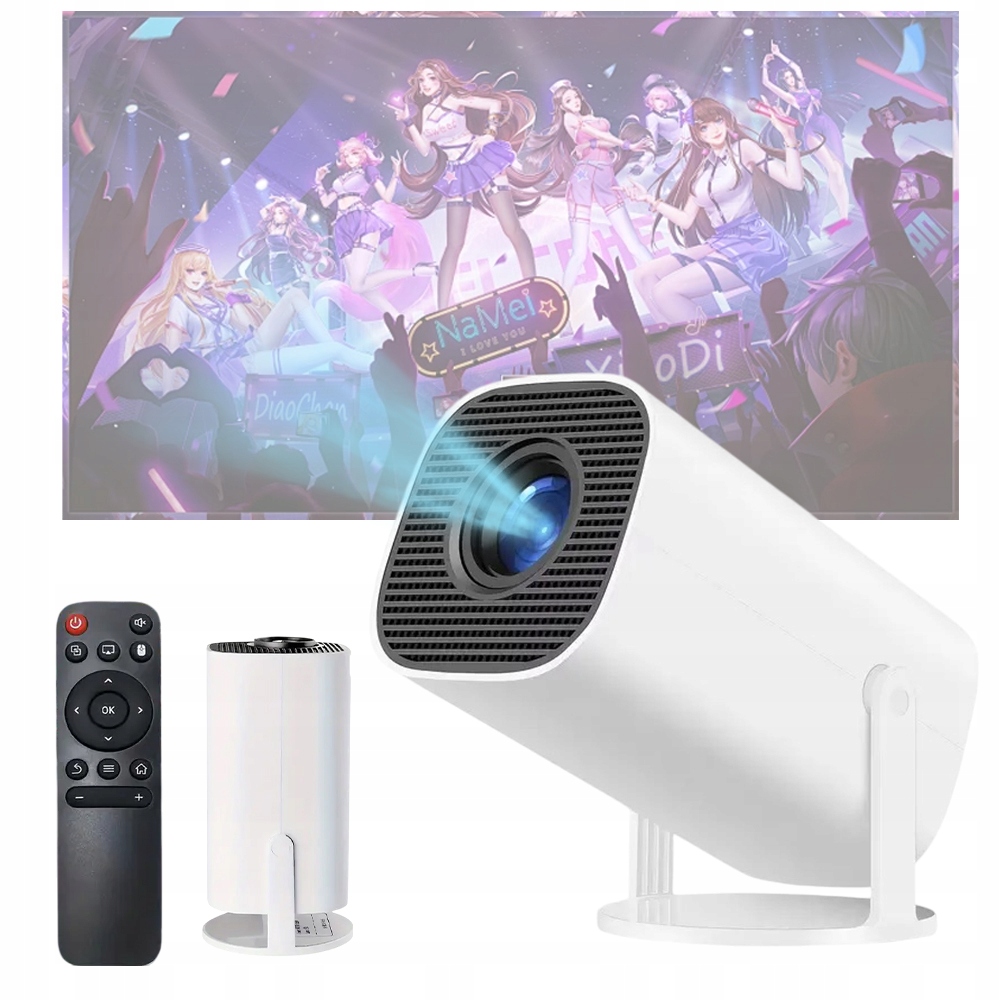 Projektor Mini 720P S Androidem 12 A Funkcí Nastavení Úhlu Až Do 180°