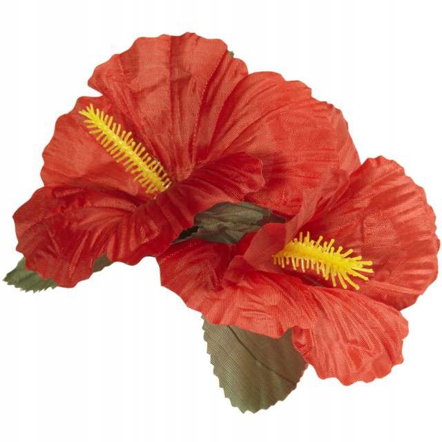 

Spinka do włosów Hawajska kwiaty Hibiskus czerwony