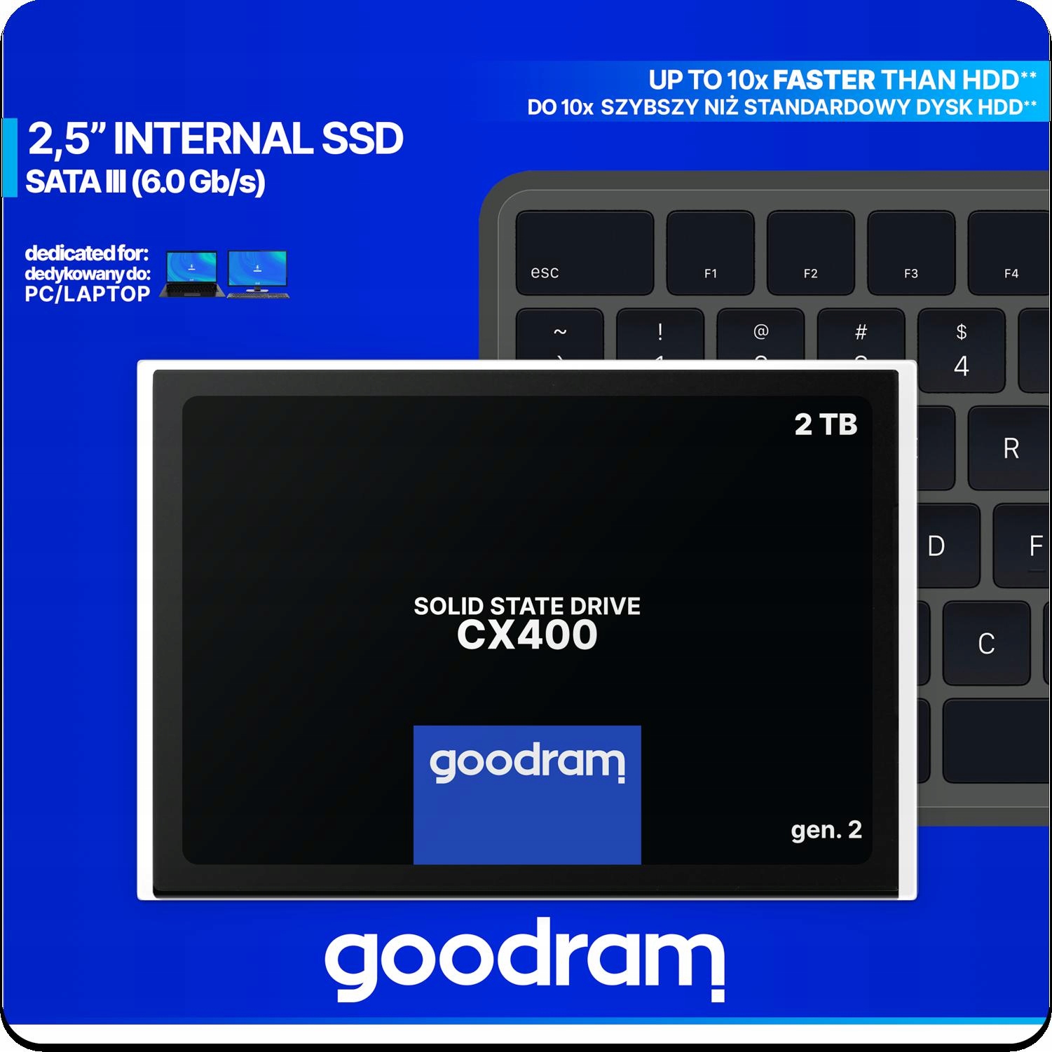 Ssd Disk Goodram CX400 G2 2TB SATA3