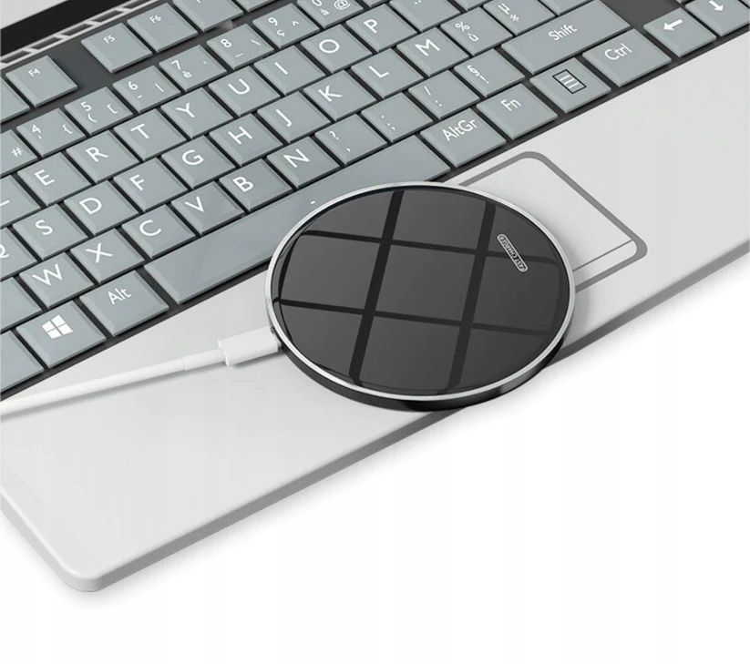 SZYBKA ŁADOWARKA INDUKCYJNA QI BEZPRZEWODOWA 15W Z PODŚWIETLENIEM + USB-C Marka Inna