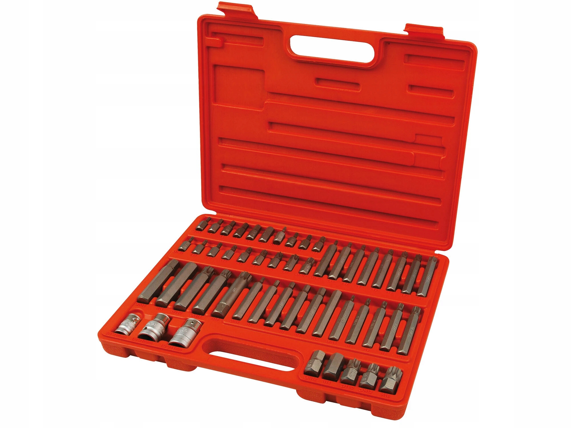 Bity Hex-torx-xzn, 10mm a 14mm, 51-dielna sada