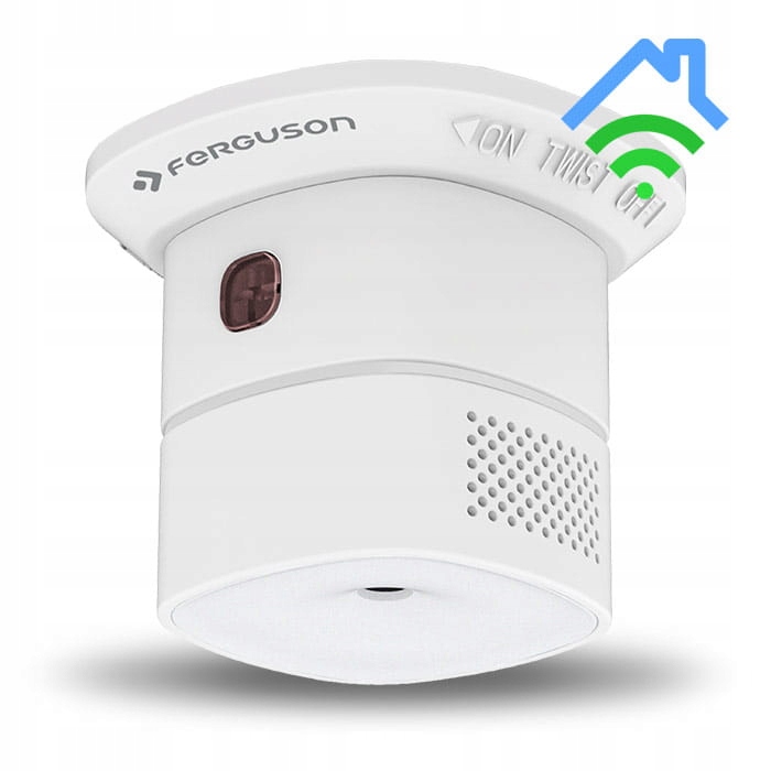Ferguson Detektor Oxidu Uhelnatého Certifikovaný oxid uhelnatý Co FS2CO Smart Home