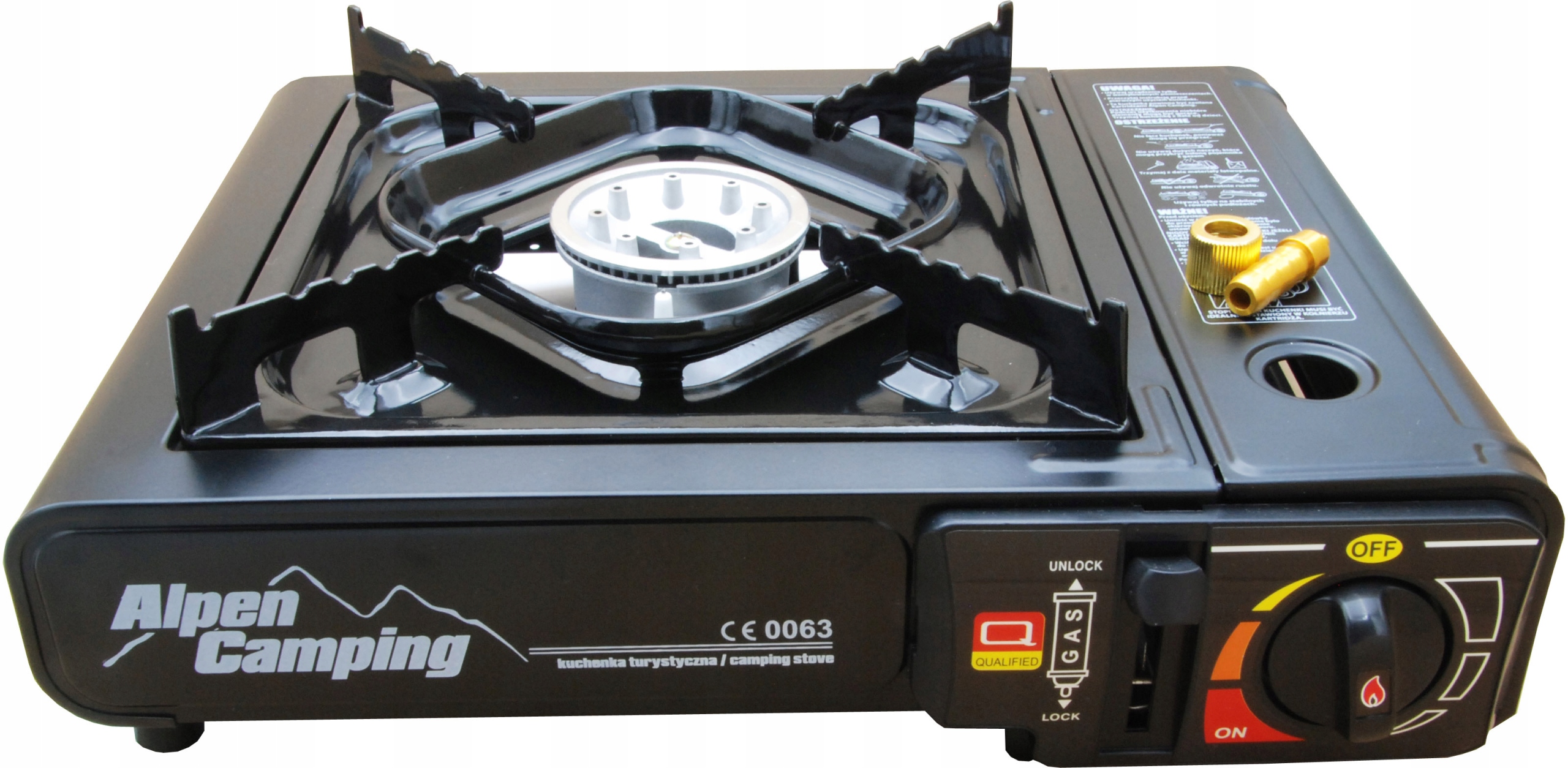 Kuchenka turystyczna Alpen Camping Bavaria IK001 czarna