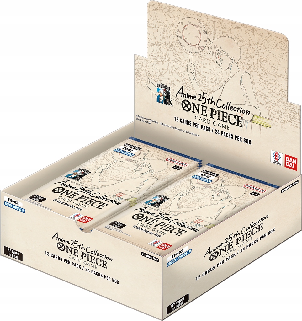One Piece CG EB02 Anime 25th Collection Booster Box (24