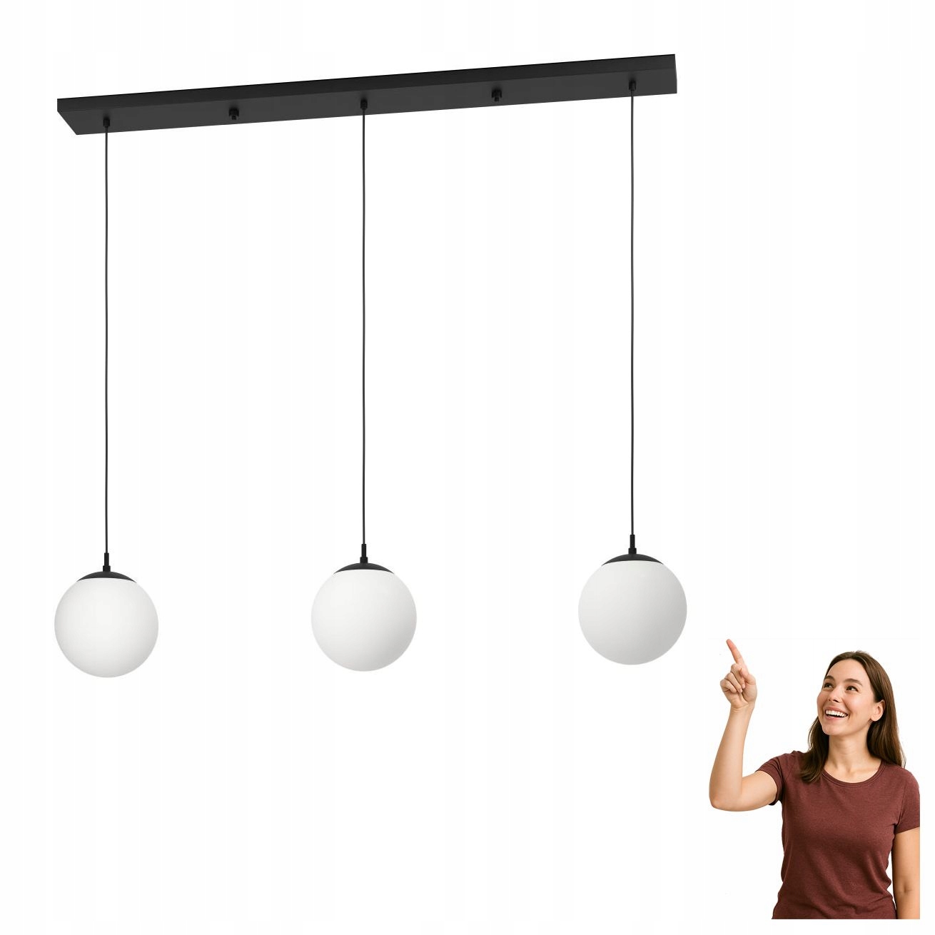 Závesná lampa Rondo 3 900512 Eglo