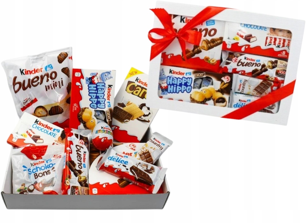 Kinder Jajko Czekolada zestaw urodziny Dzień Dziecka Paczka pudełko