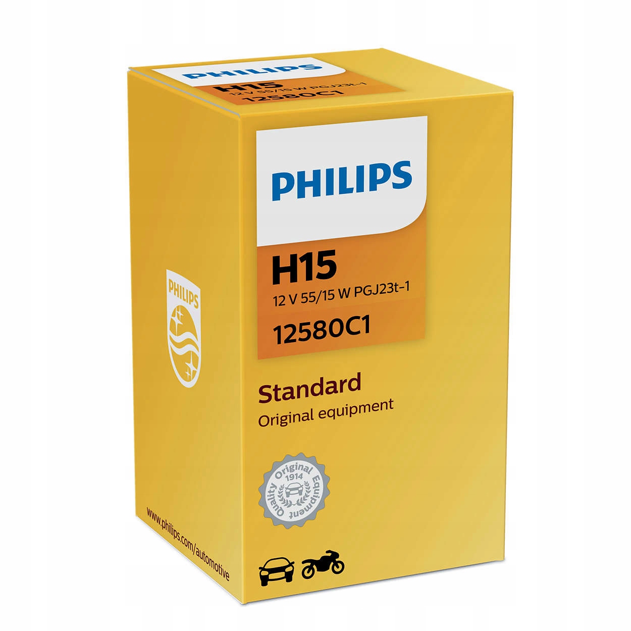 

Philips Żarówka H15 Vision Standard 12V 55/15W