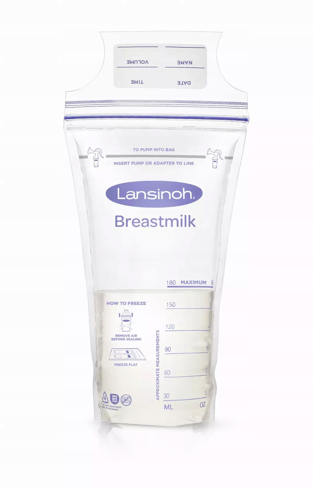 LANSINOH WORECZKI DO PRZECHOWYWANIA POKARMU 25szt Stan opakowania oryginalne