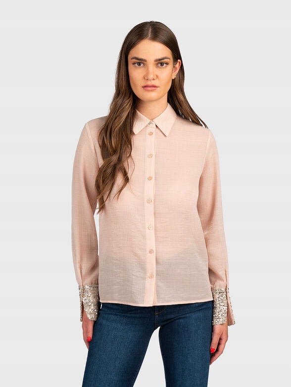 Liu Jo Béžová Košile Flitry (38)