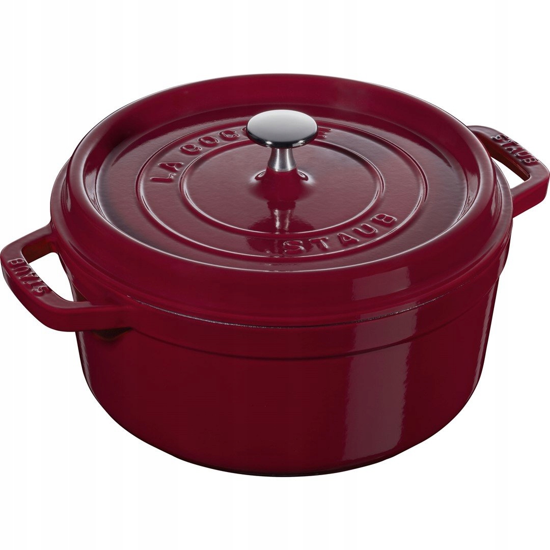 Staub La Cocotte Hrniec Okrúhly 3.85 Ltr, Bordeaux La Cocotte
