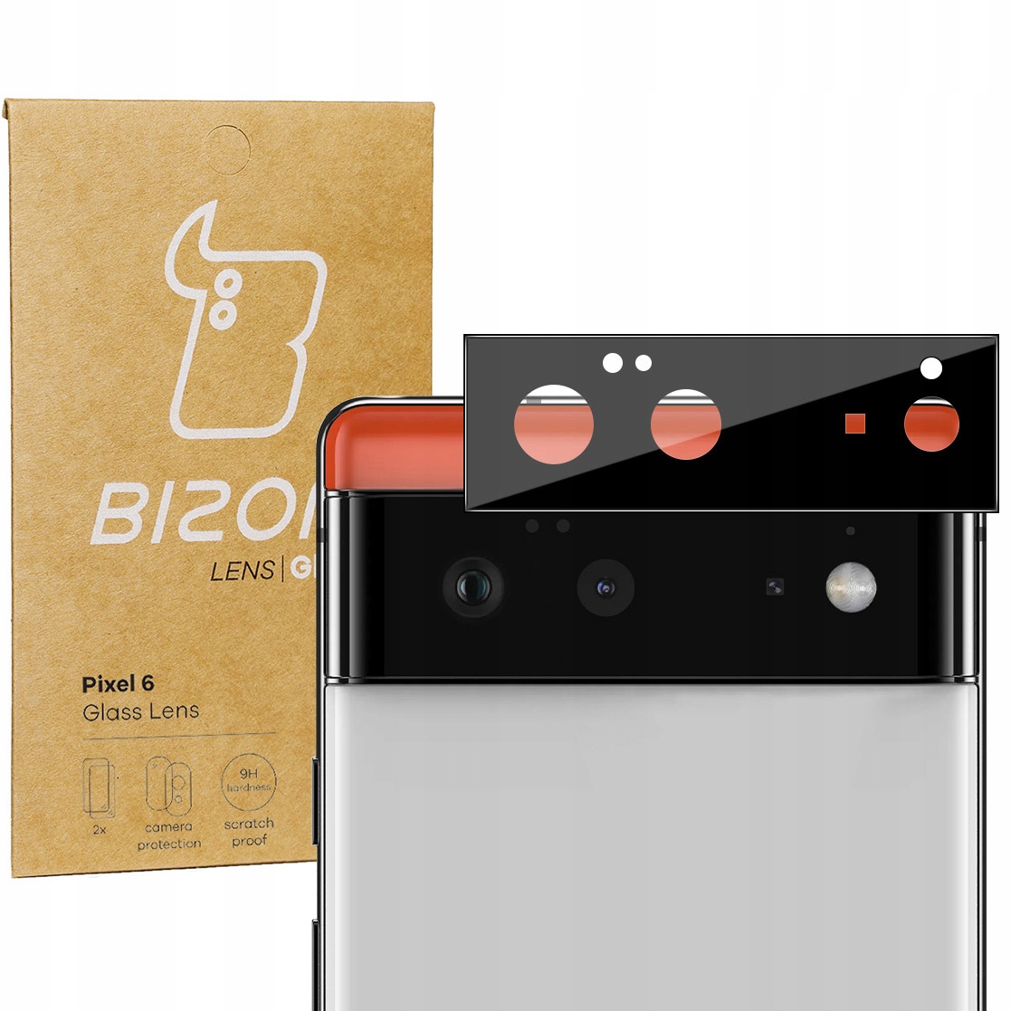 

Szkło Bizon Lens na aparat do Google Pixel 6