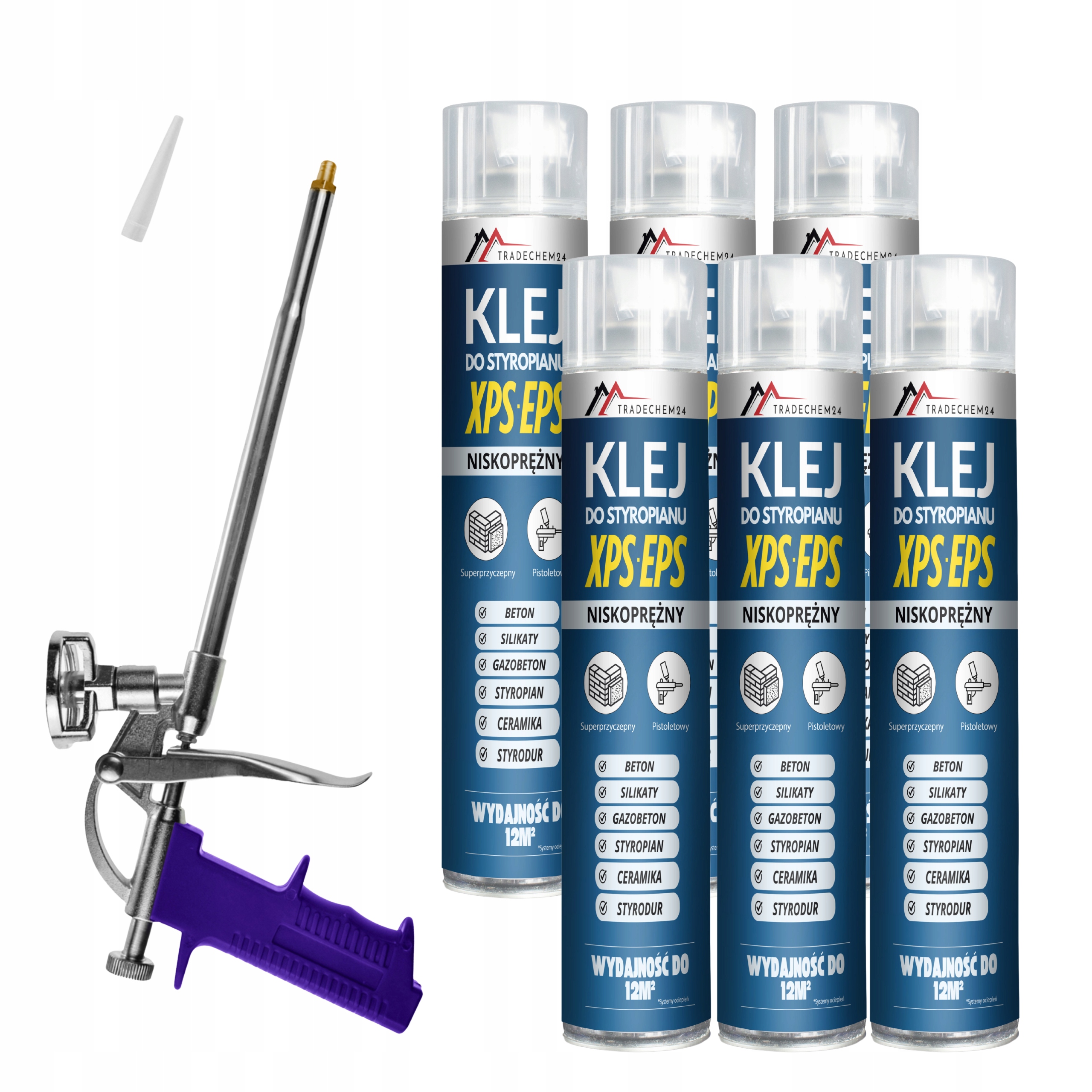 Piano Lepidlo Na Polystyren Xps Eps Pěna 6 Ks Piano Lepidlo Pistole