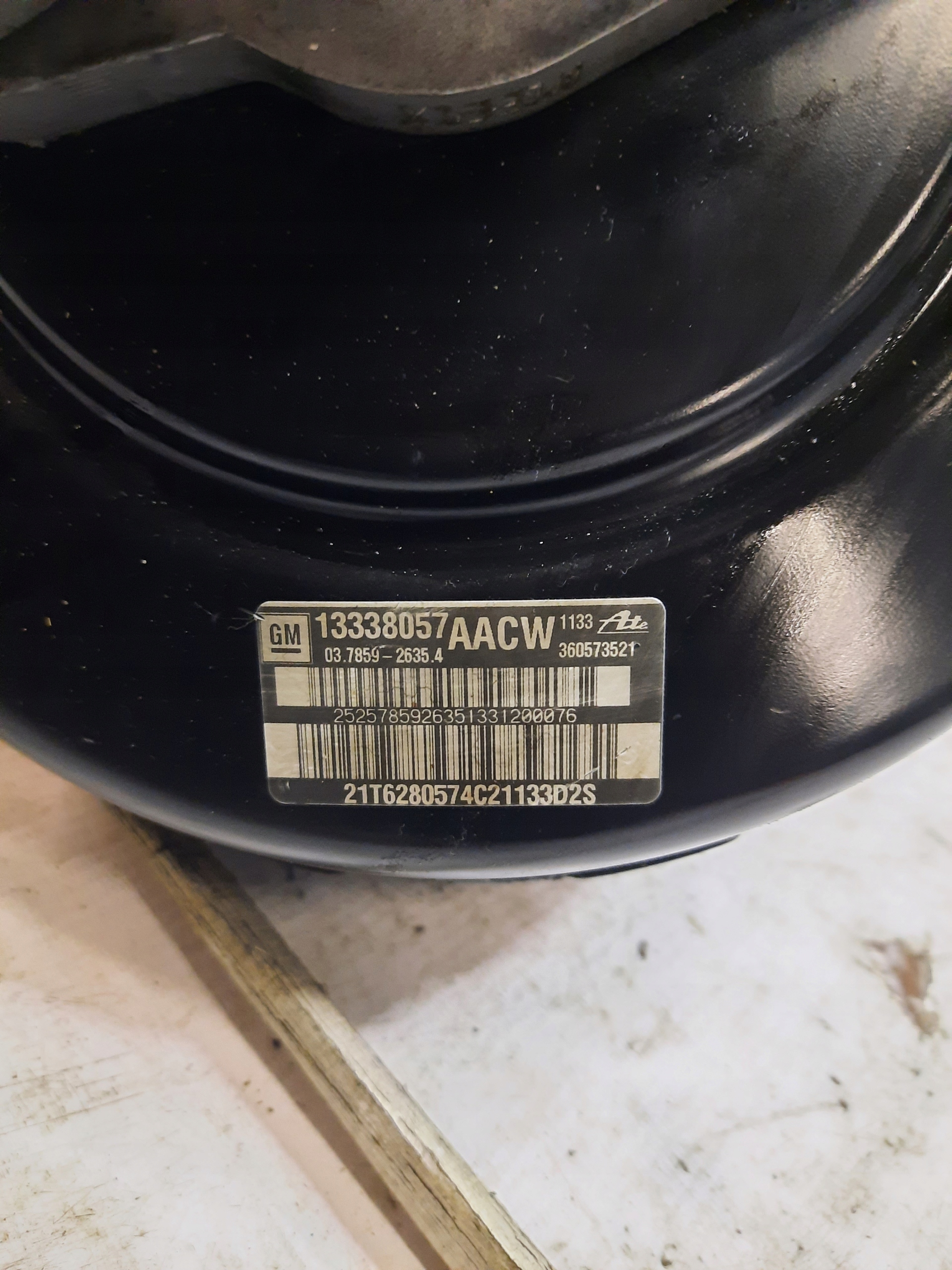 Opel OE 13338057 servo Servofreno