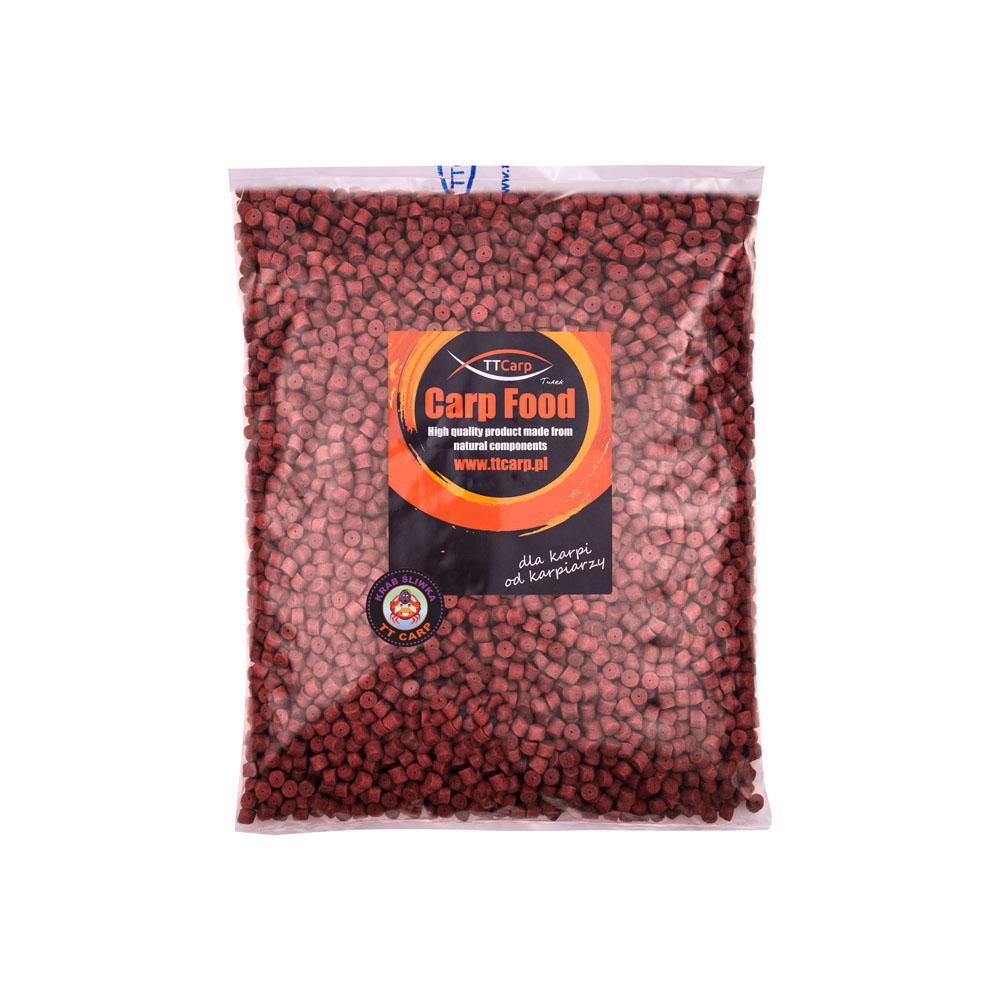 TTCarp Krab Švestka Návnadové kaprové pelety 12 mm 7 kg
