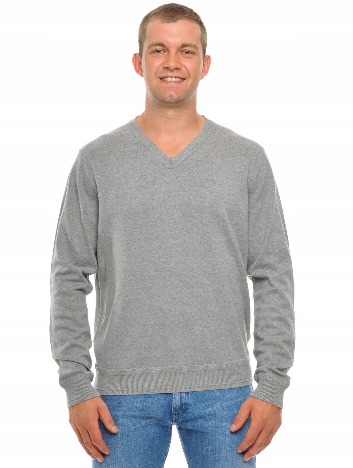

Lee sweter grey V Neck Knit _ XXL 44