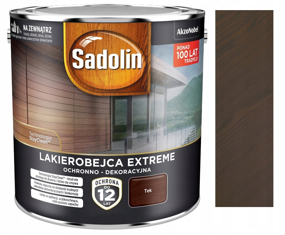 Sadolin Lakovač Extreme Tek Tik Teak 2,5 L