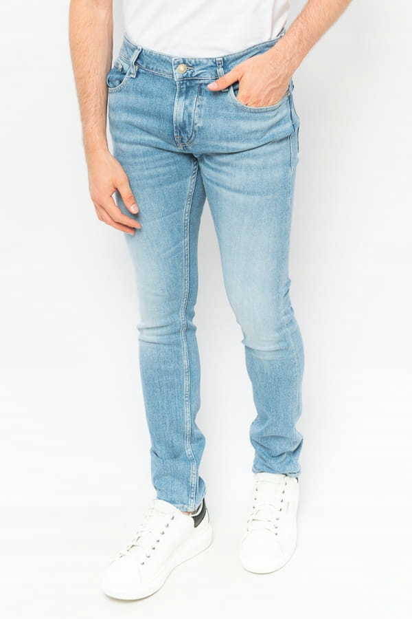 Pánské Džíny Guess M2YAN1 D4Q43 Modré Kalhoty: 33/34 Kalhoty Slim