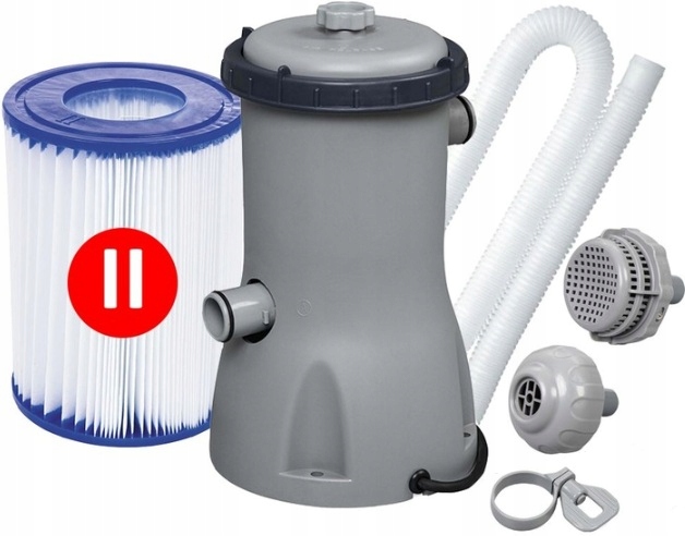 Pompa Filtrująca Do Basenu 3028 l/h Bestway 58386 Filtr