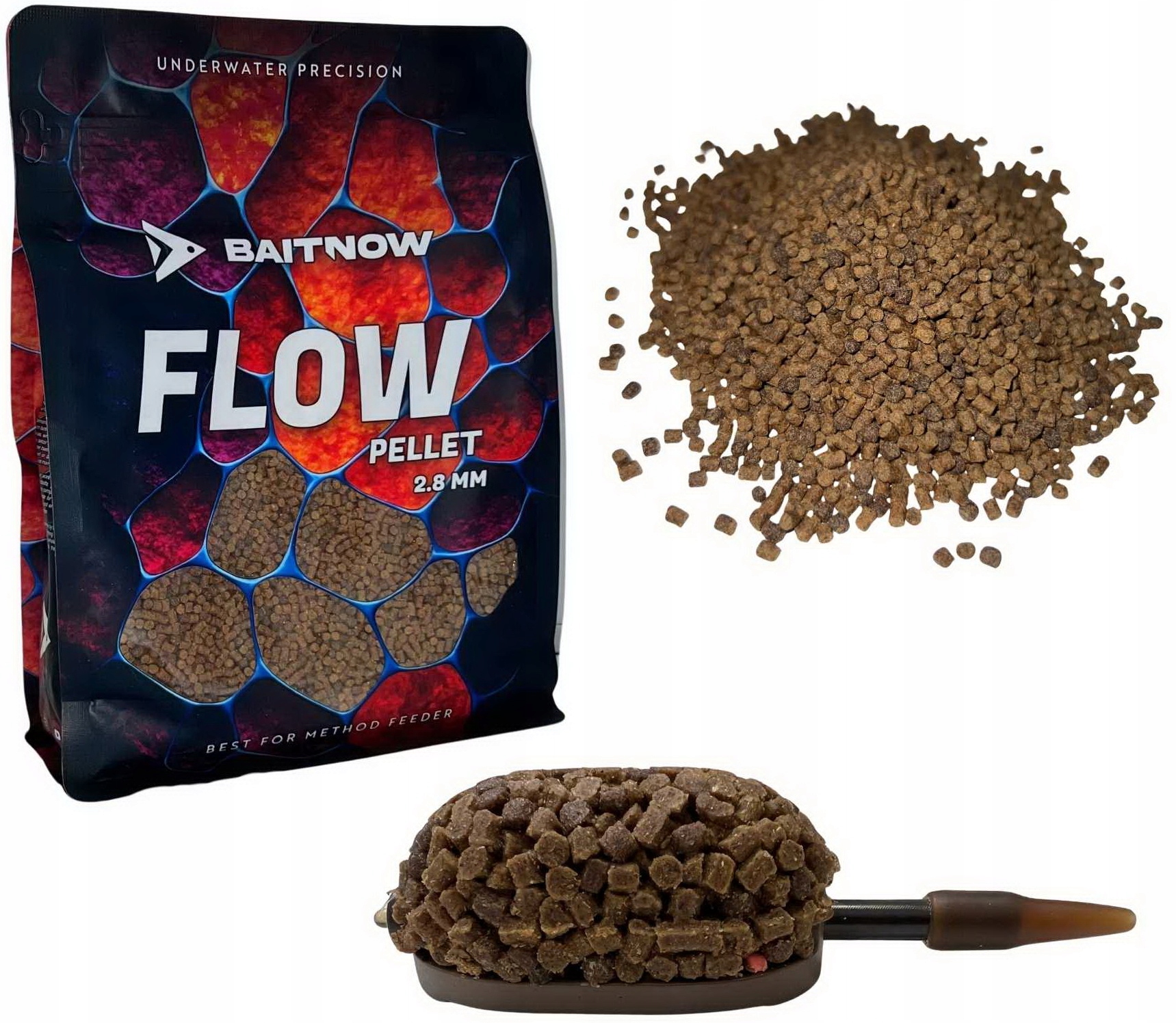 BaitNow Pellet Method Feeder Flow 2,8mm 800g BNP0017