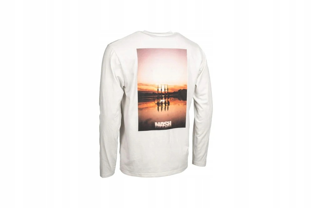 Koszulka Nash Make It Happen Sunset Long Sleeve T Shirt Ecru roz. XL