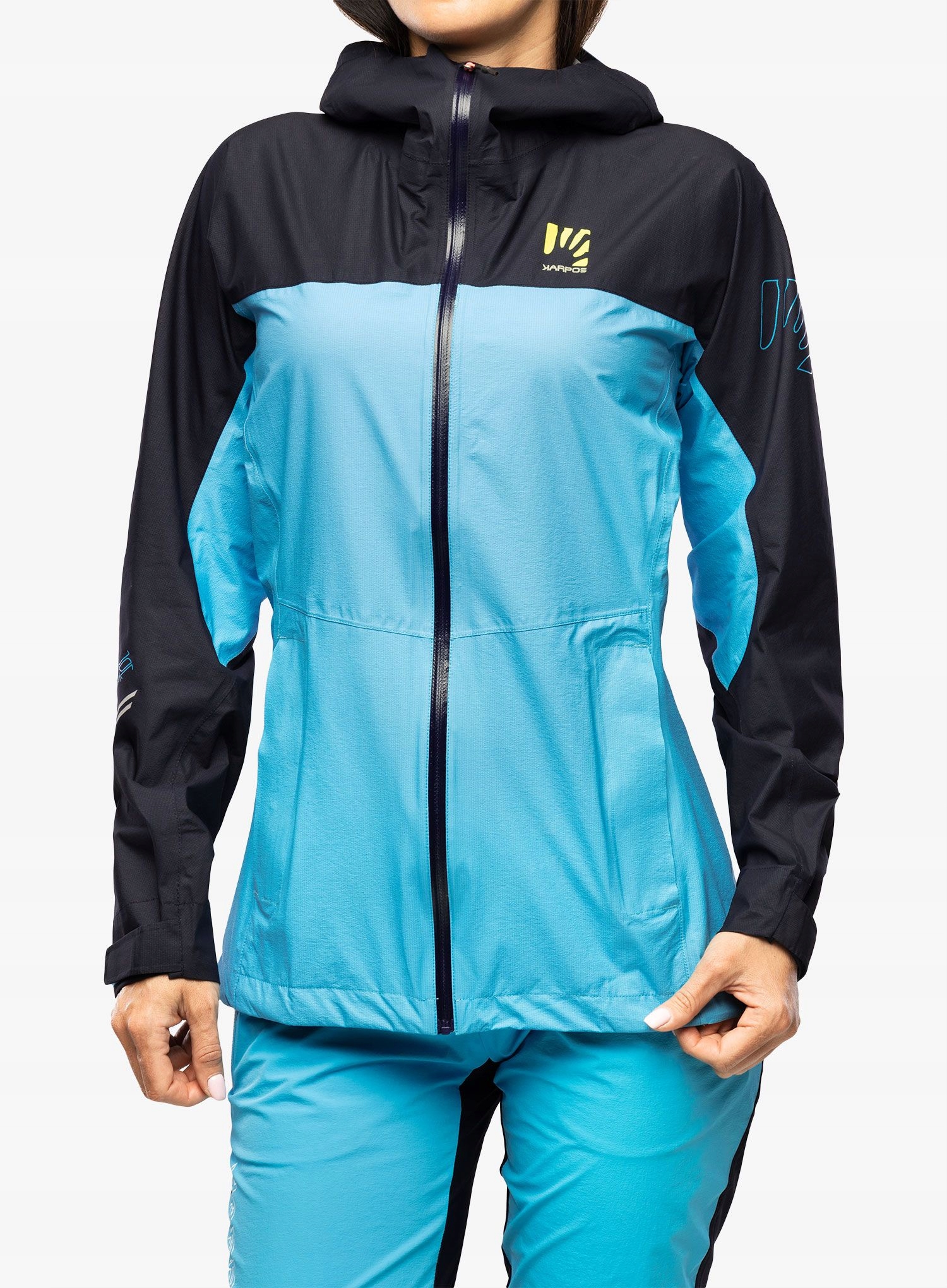 Dámská nepromokavá bunda Karpos Lot Rain Jacket modrý atoll/sky Xs