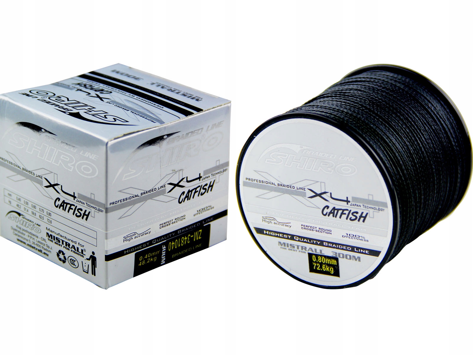 PLECIONKA SUMOWA MISTRALL CATFISH X4 / 0,70mm/300m