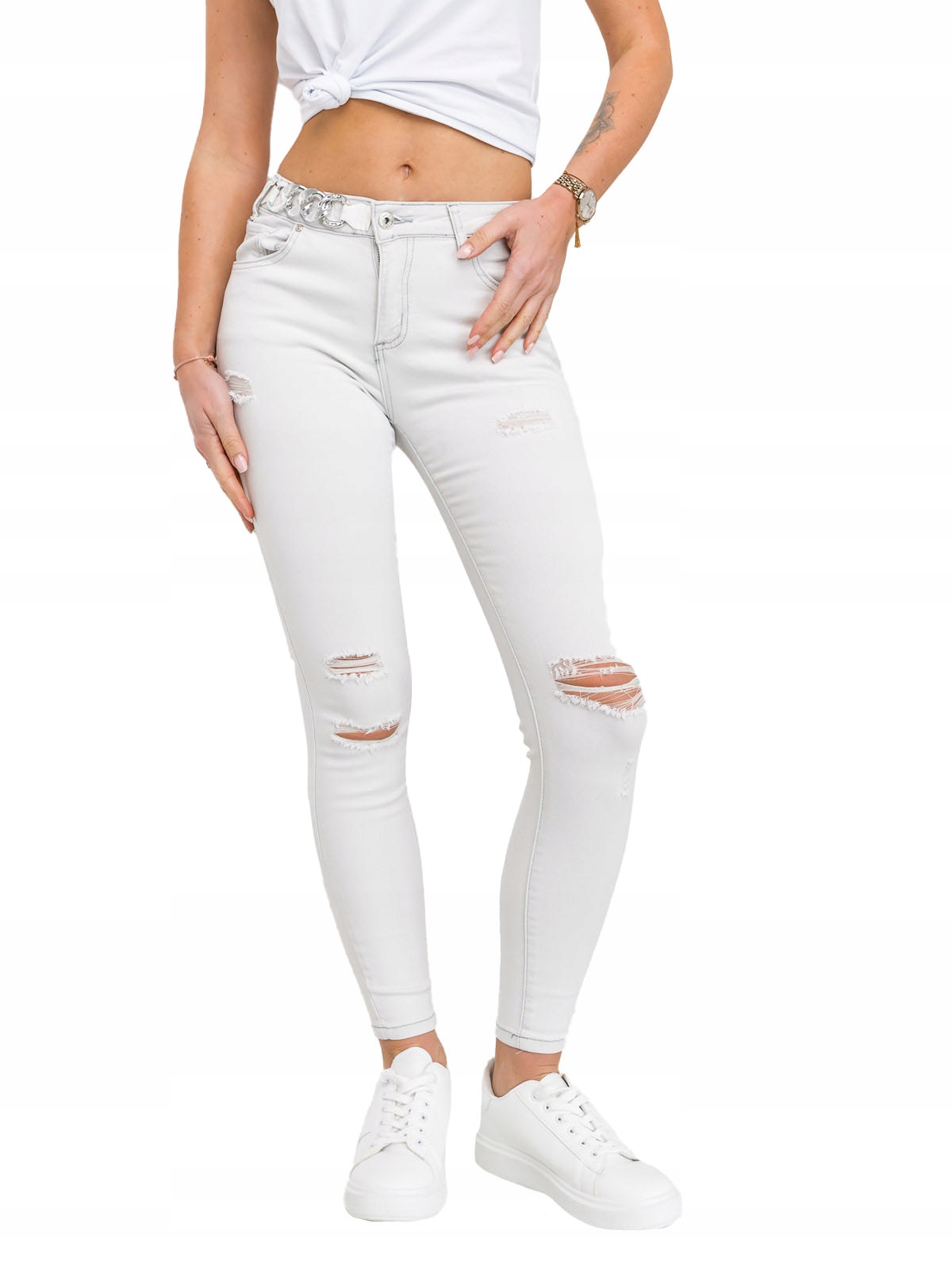 Dámské Džínové Kalhoty Světle Modré FL2161 Denley_m