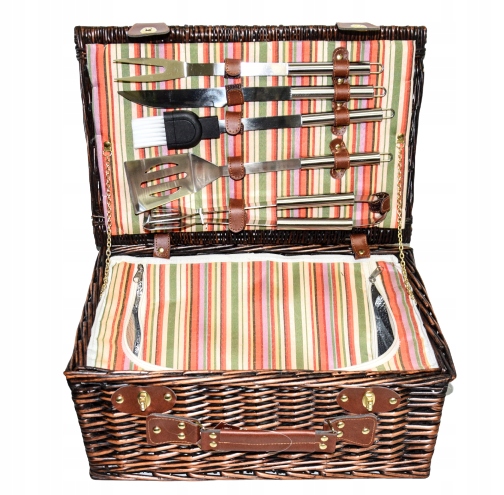 Piknikový Koš S Sadou Na Grilování