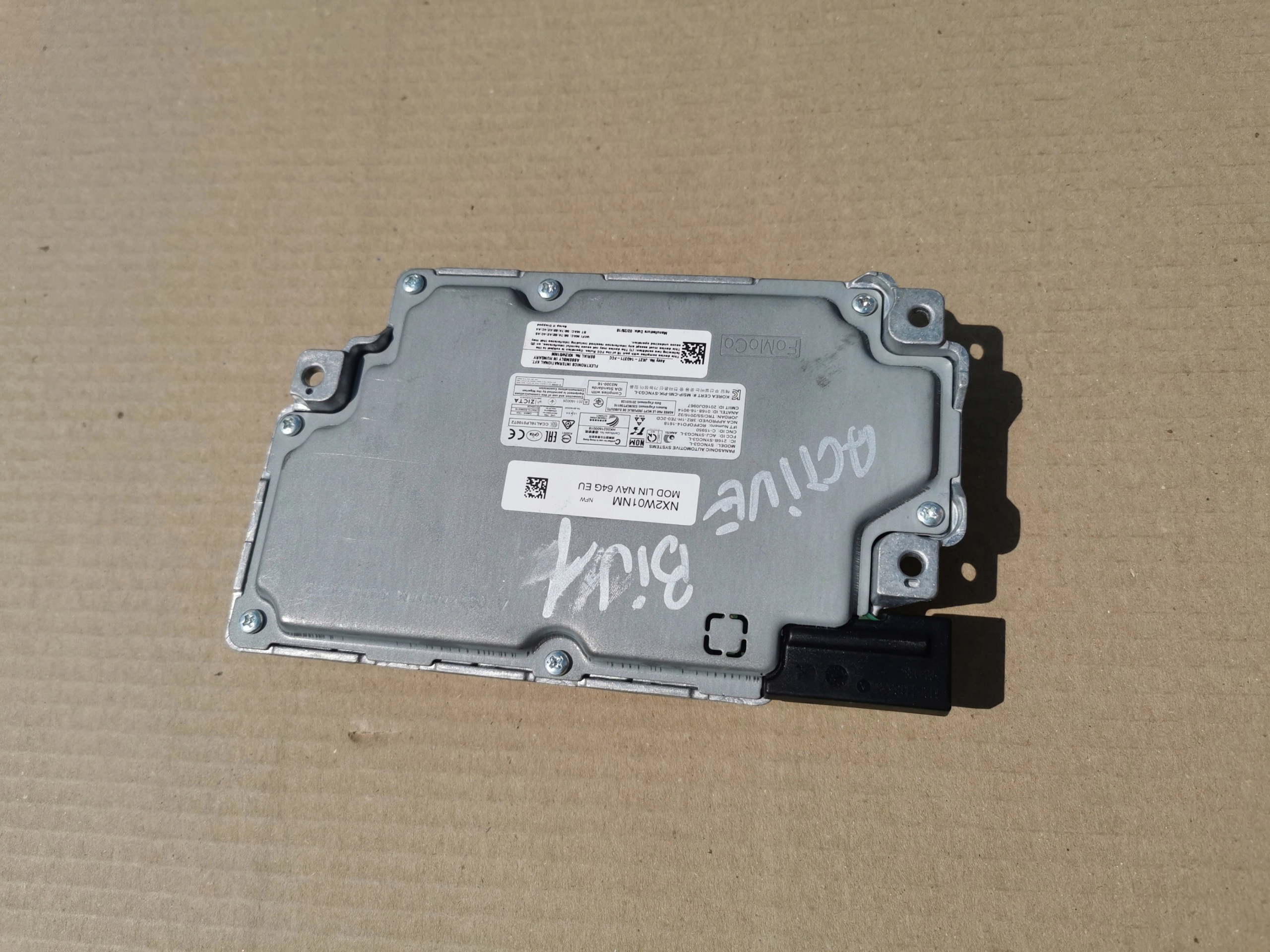 FORD FIESTA MK8 JK2T-14G371-FCC module navigation devices