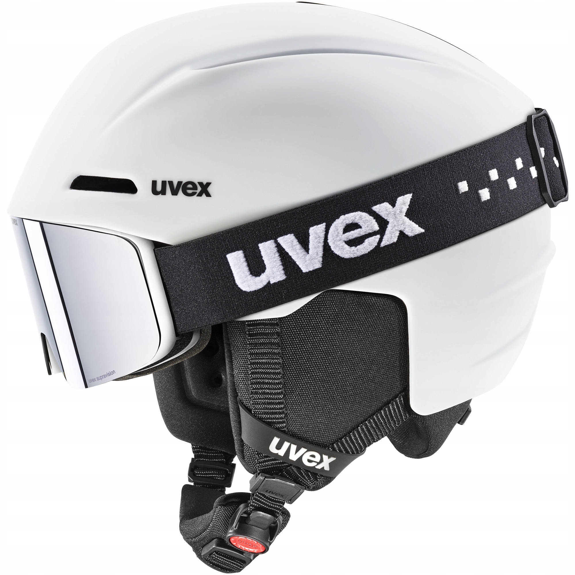 Dětská lyžařská přilba Uvex Viti Set 51-55 cm brýle Pwdr Fm