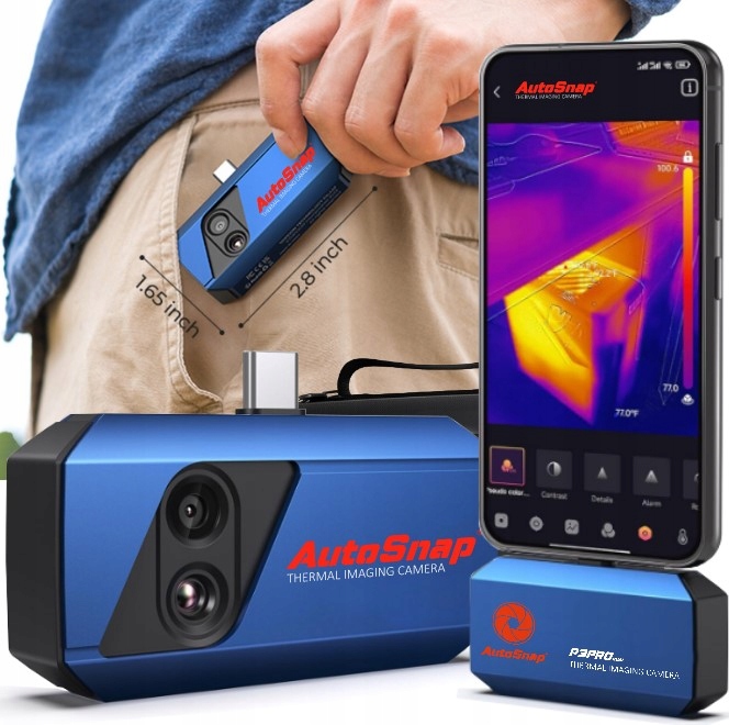 Termovizní kamera Autosnap P3PRO 256x192 Ir s dvojitým objektivem