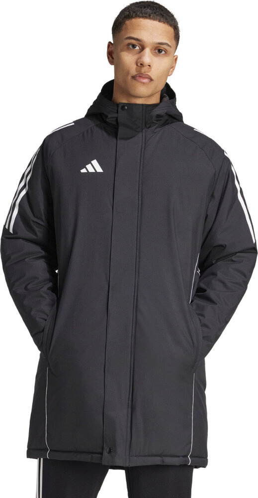 Pánská Bunda Adidas Tiro 24 Stadium Parka Černobílá IJ7391 vel. 2XL