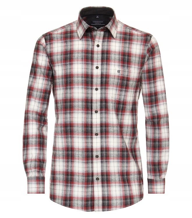 Velká pánská flanelová košile 3100 'Cashmere Feeling' Casamoda