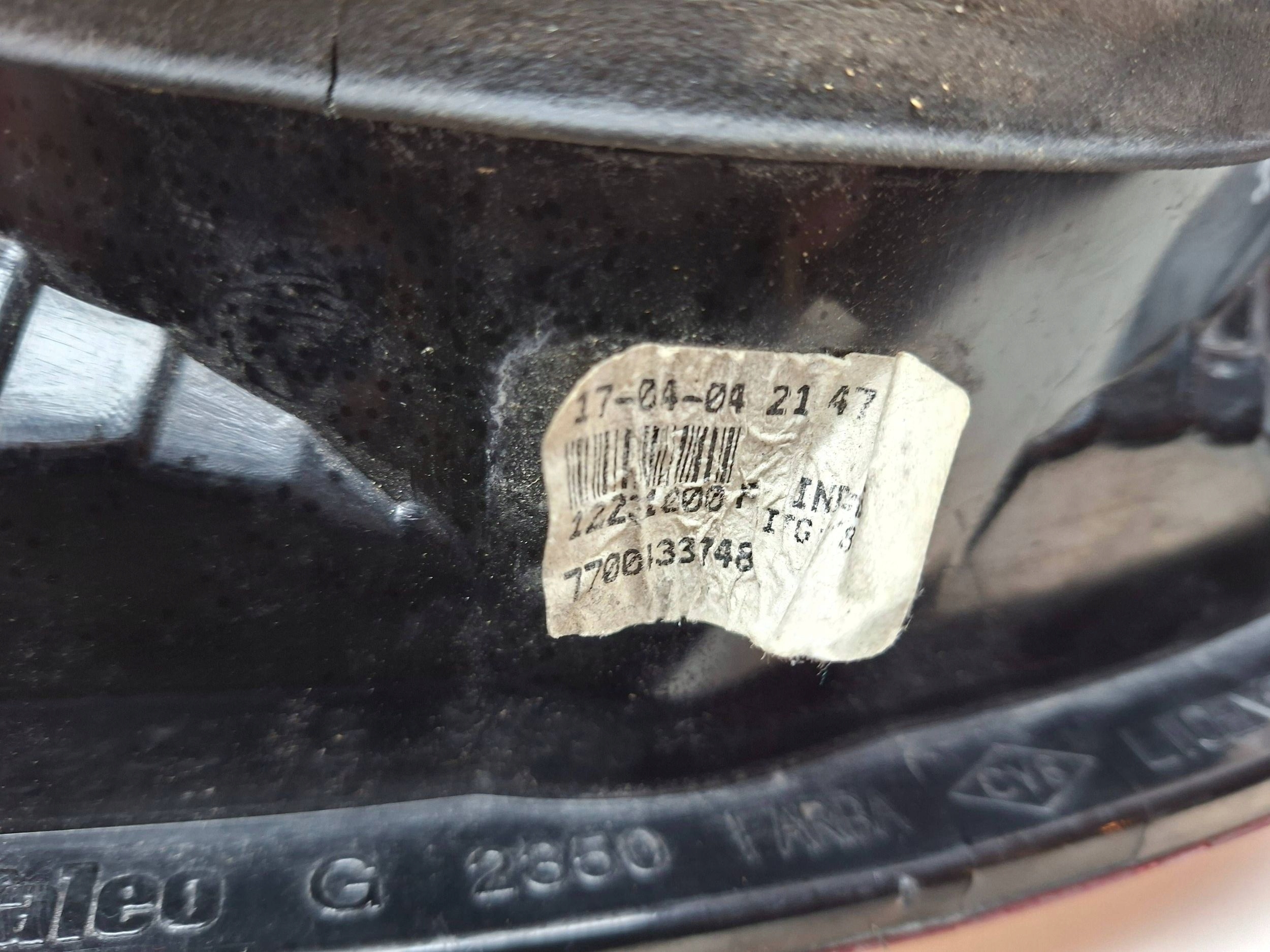 light rear left 7700433748 RENAULT THALIA and