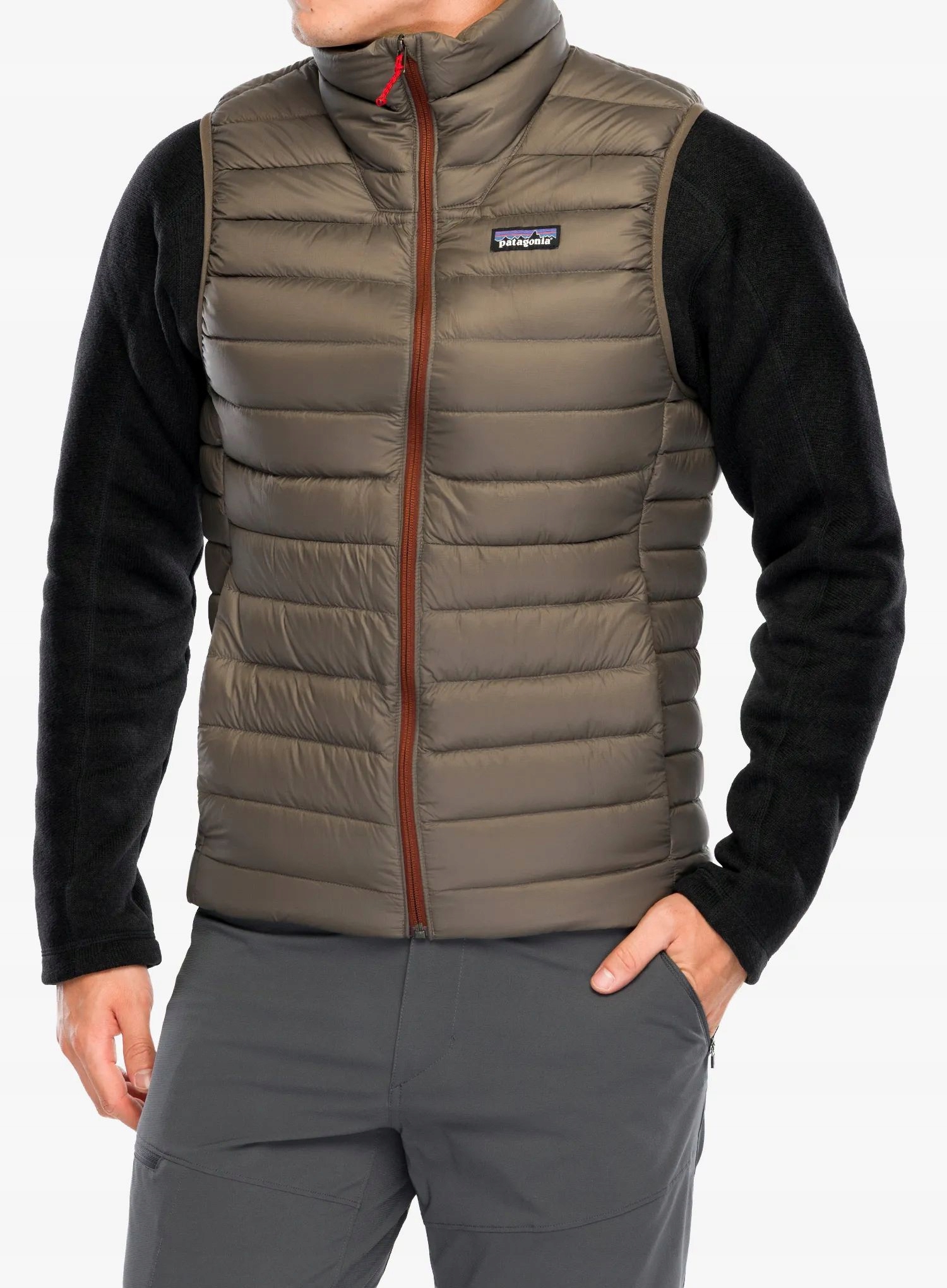 Péřová vesta Patagonia Down Sweater Vest marlow brown XL