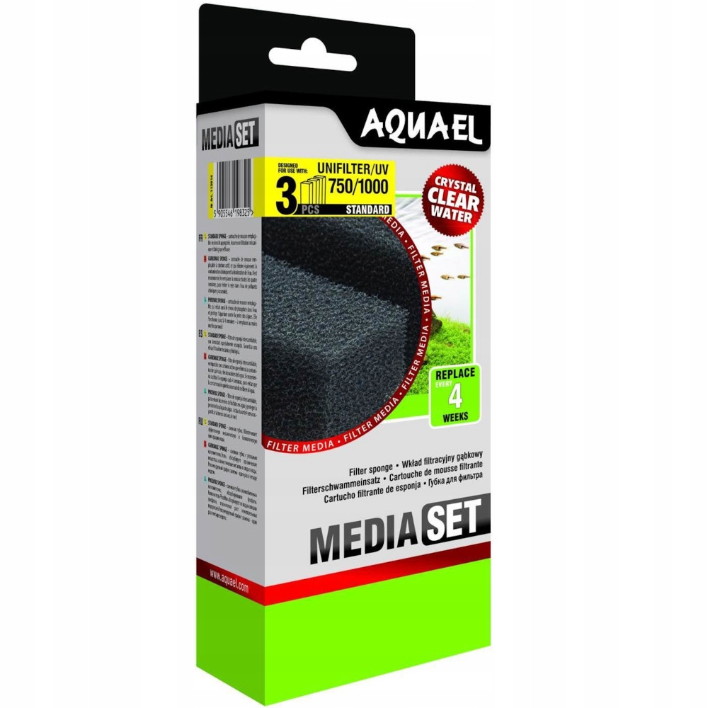 

Aquael Gąbka 3szt. UniFilter Uv 750/1000 113914