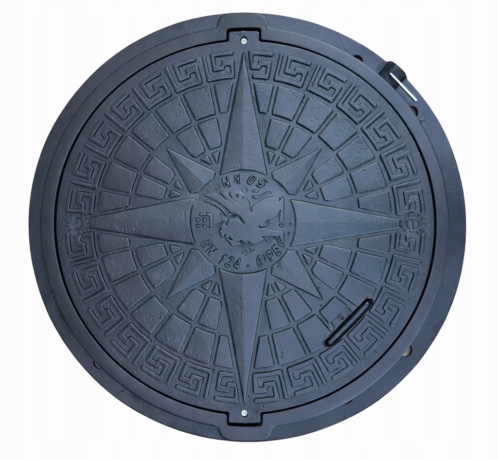 Kryt poklopu pre žumpu Ø600/800 BabylonPlast 5 Tonový Vysoký H115 mm