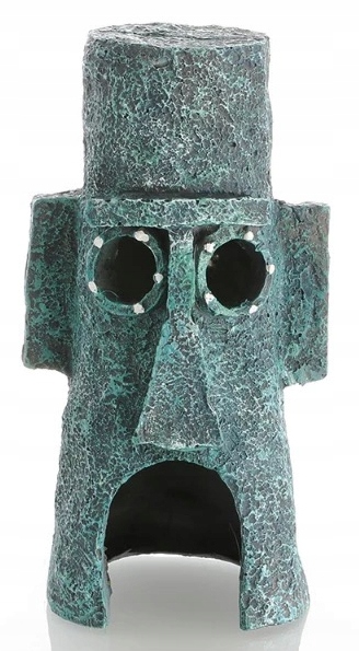 

Ozdoba Akwariowa Totem Posąg Moai 15cm do akwarium