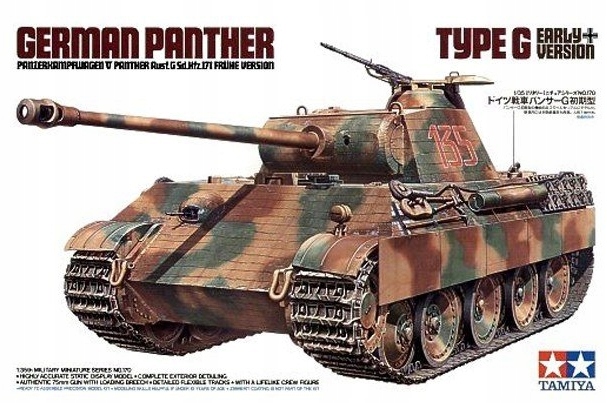 1:35 Tank Panther G Early Tamiya 35170